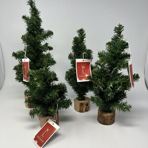 Northlight Alpine Artificial Christmas Tree with Wood Base NEW!